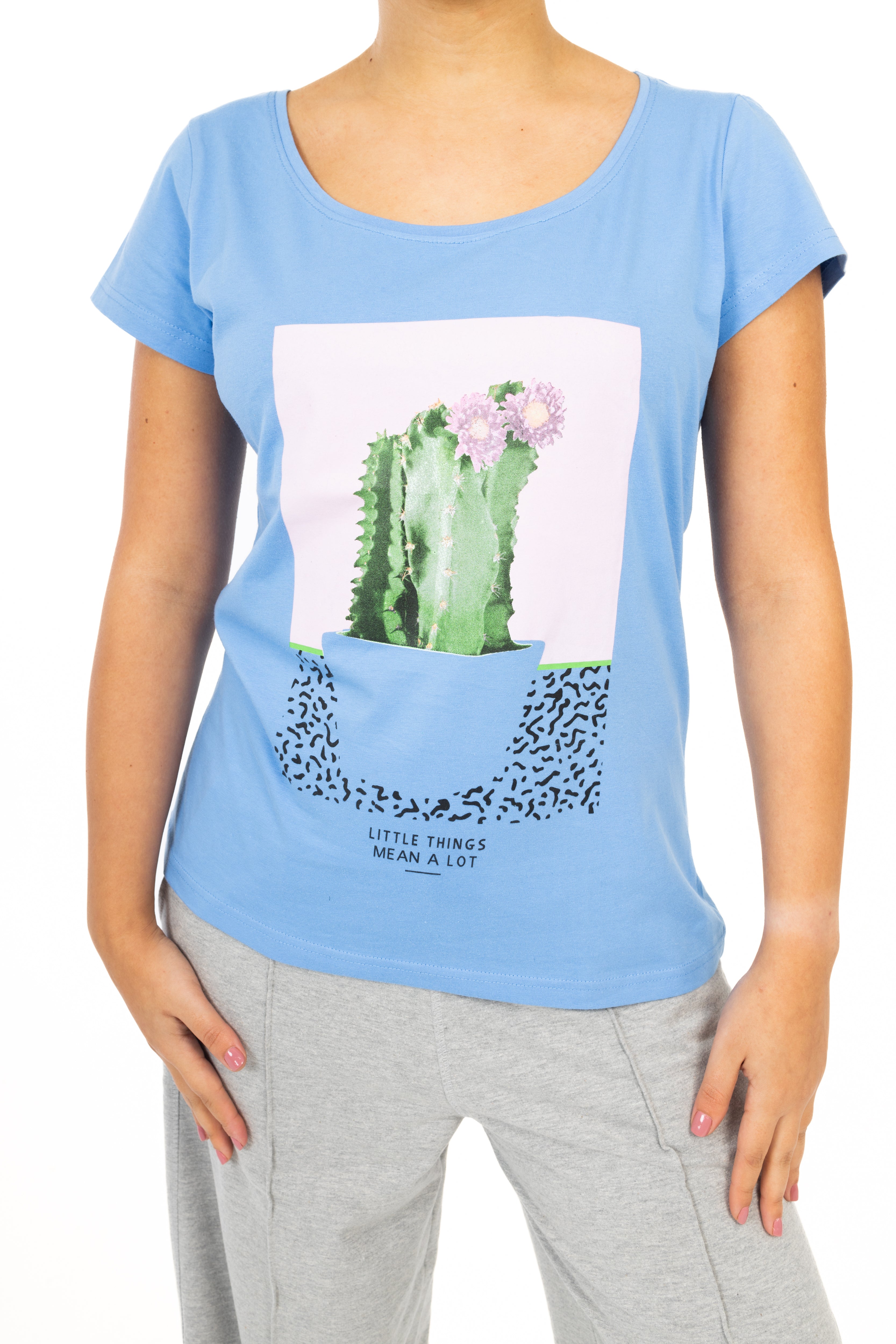 Women Graphic Tee Little Thing