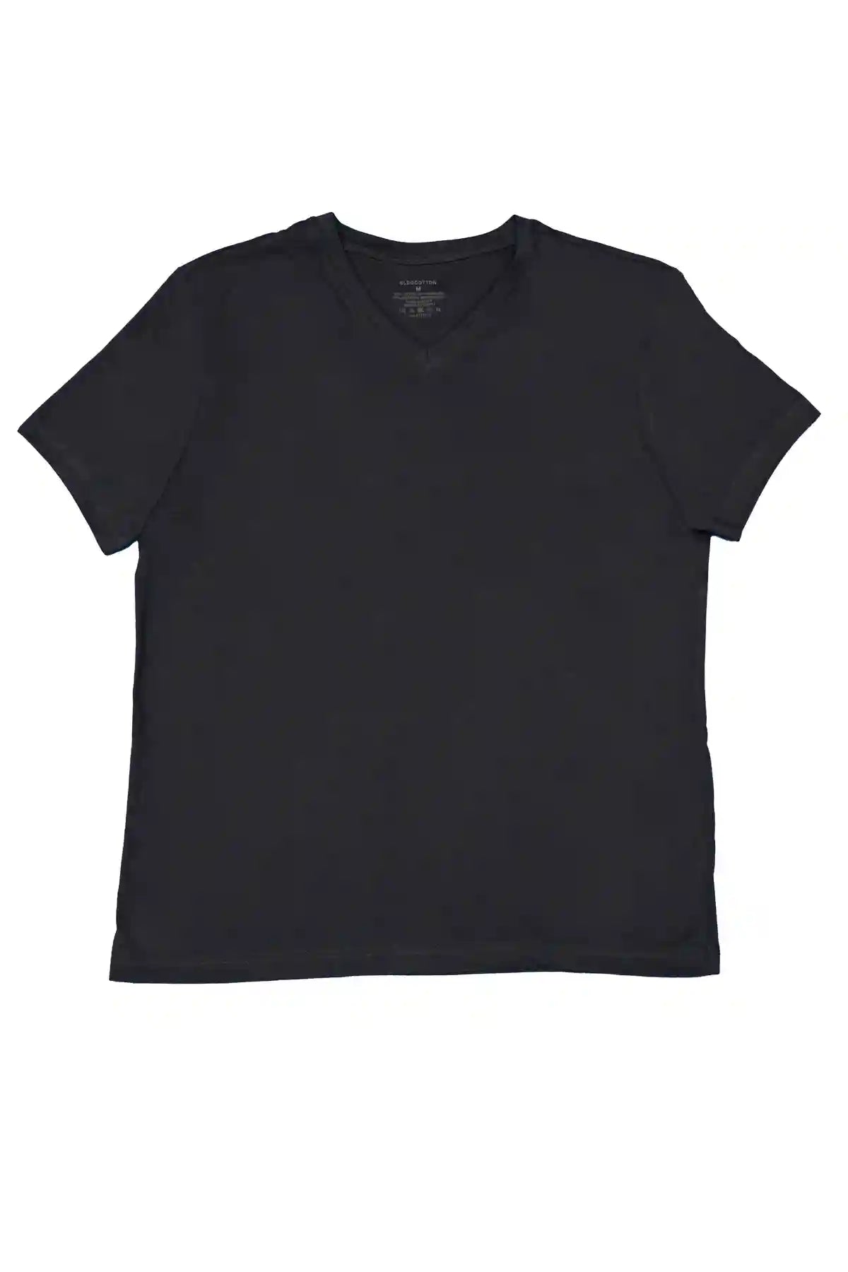 Men Plain V-cut T-shirt