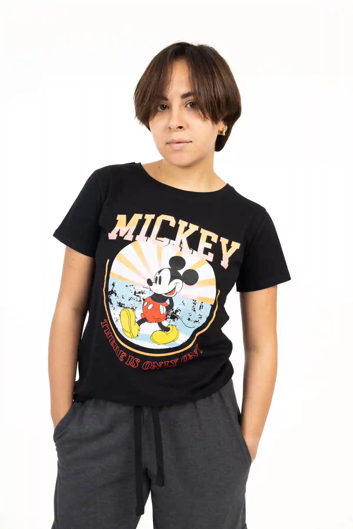 Women Graphic Tee Mickey Mouse (There is only One)