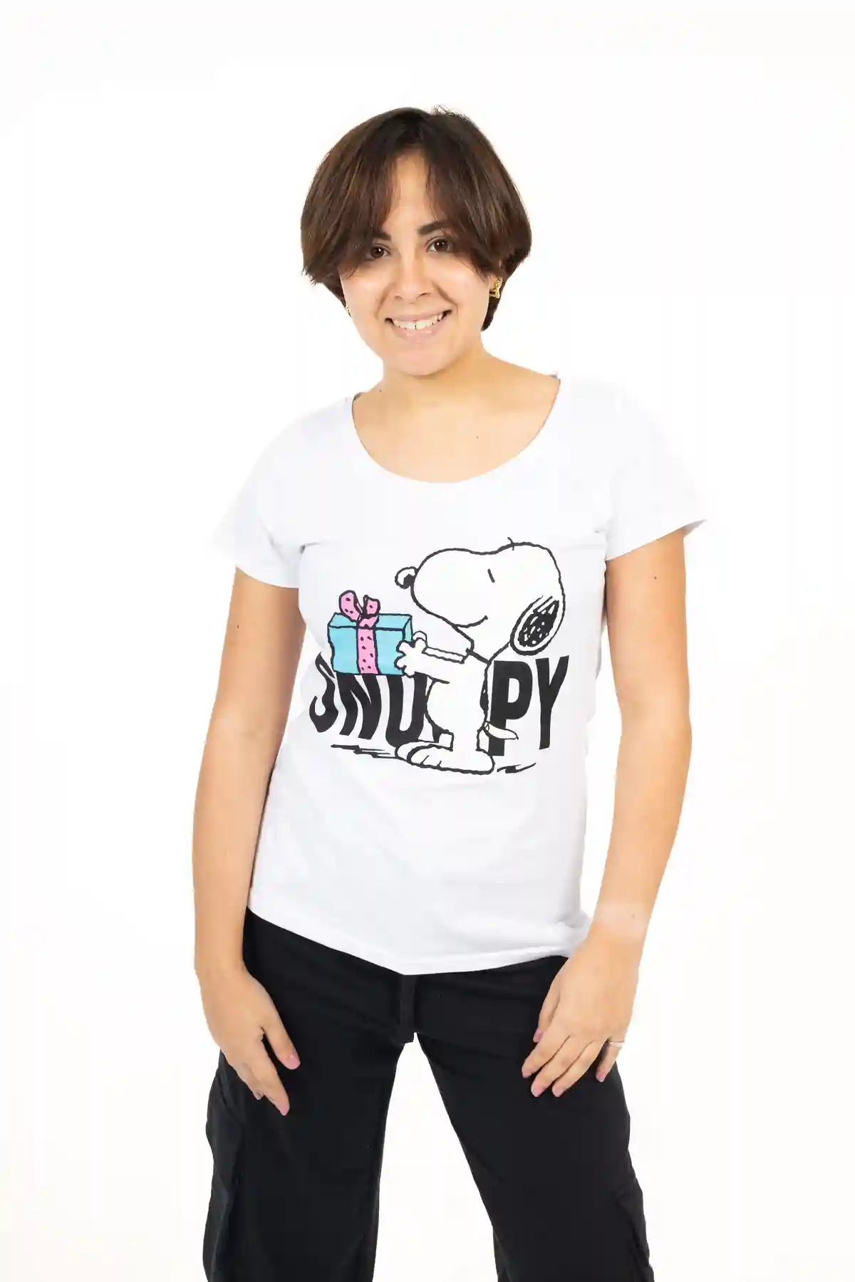 Women Graphic Tee Snoopy